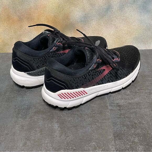 Brooks Addiction GTS 15 Women's Black Narrow Running Shoes Size 7.5 (2A) - Picture 13 of 16